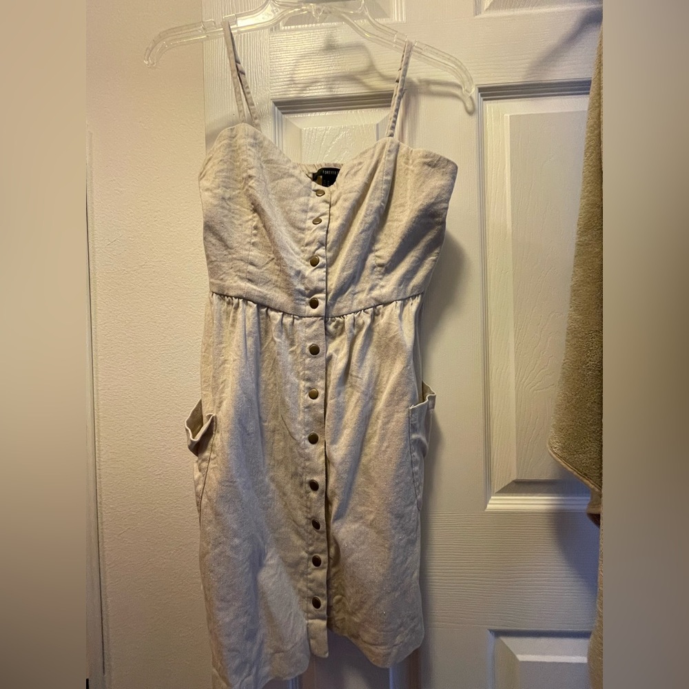 Forever 21 Button Dress